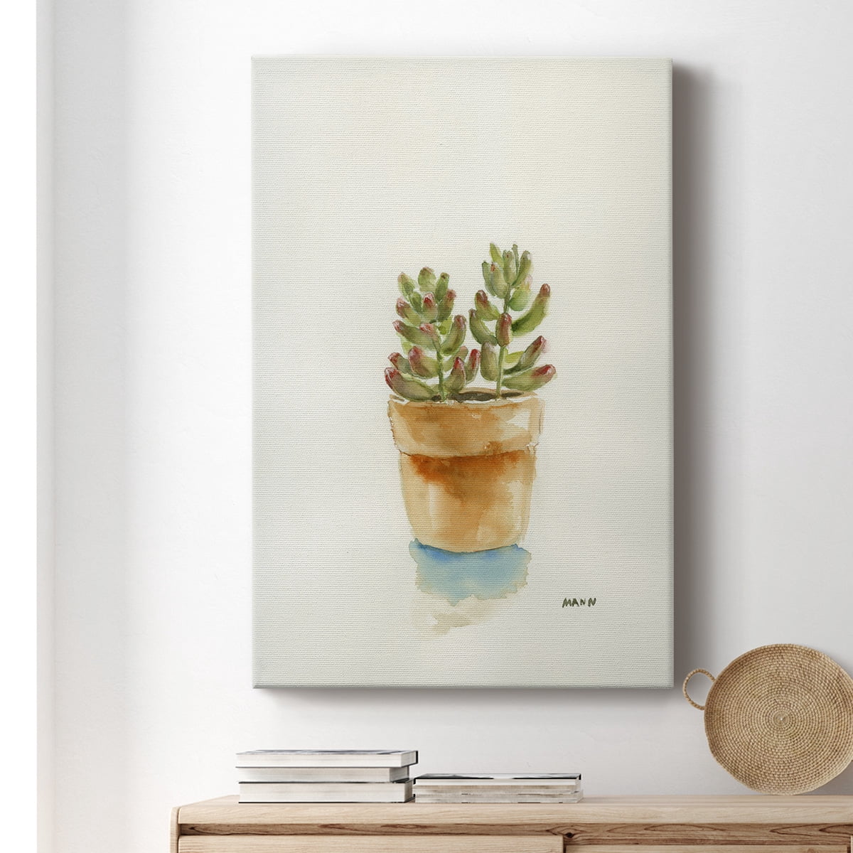 Succulent III Premium Gallery Wrapped Canvas - Ready to Hang