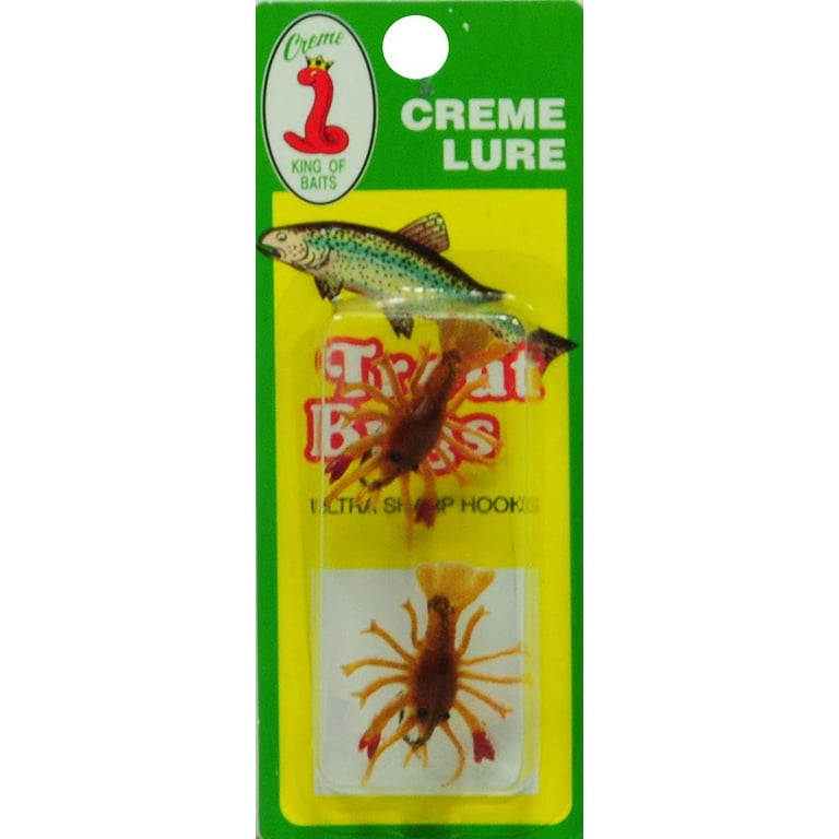creme fishing lures crawdad Creme Lure Creme 708TB Trout Bugs Color Baby Crawfish 2CT