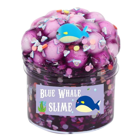 Mud Fluffy Bead Ice DIY Stress Children Kid Funny Toy Gift PP Ocean Crystal Clay Bull Head Glue Clay Sand Decompression Toy Kit