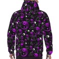 thumbnail image 7 of Picia Yin Yang1 Pattern Casual Men's Hoodie - Lightweight Hooded Sweatshirt with Kangaroo Pocket, Comfortable Pullover for Everyday, Travel-3X-Large, 7 of 7