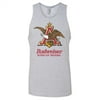 Budweiser 854333-3xlarge King of Beers Mens Tank Top, White - 3XL