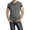 Heather Charcoal, variant on Ma Croix Men's Everyday Active Tri-Blend Round Neck T-Shirts