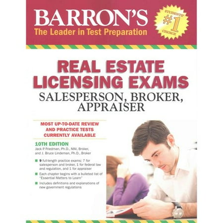 Barron S Real Estate Licensing Exams Salesperson Broker