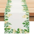 thumbnail image 2 of Room Decor Qwtwty Spring Flower Print Table Flag Home Living Room TV Cabinet Decoration Tablecloth Mat Tea Flag Border Linen Tablecloth, 2 of 5