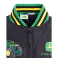thumbnail image 5 of John Deere Tractor Varsity Zip Up Bomber Jacket Toddler to Little Kid, 5 of 5