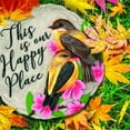 thumbnail image 2 of shiyou-Welcome Friends Stepping Stone Outdoor Garden Décor, 2 of 4