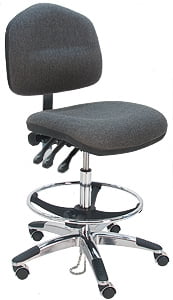 BenchPro Deluxe Heavy Duty ESD Anti Static VINYL Chair 