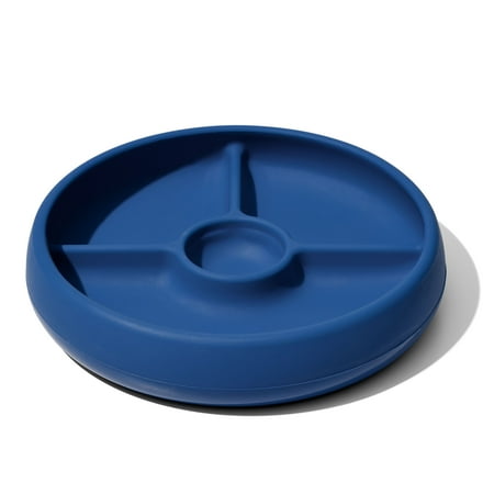 UPC: 0719812945002 | OXO TOT SILICONE DIVIDED PLATE NAVY