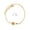 June, variant on Birth Flower Bracelets, 14K Gold Plated Birth Month Floral Birthstone Charm Bracelets Wildflower Birthflower Jewelry Birthday Gifts for Women