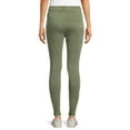 thumbnail image 4 of Time and Tru Women's High Rise Jeggings, 29" Inseam, Sizes XS-3XL, 4 of 5
