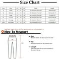 thumbnail image 3 of UPPADA Business Pants for Women Women Cotton Pants 2025 Baggy Stretchy Trousers Cozy Drawstring Joggers Lounge Athletic Cropped Trouser with Pockets,Summer Pants for Woman, 3 of 4