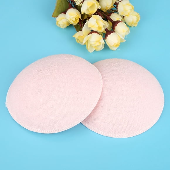 Qiilu 6 Pcs Coussinets de Poitrine Lavables Réutilisables en Coton Doux Absorbants pour l'Allaitement, Coussinet de Poitrine, Coussinet de Nursing Réutilisable