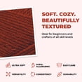 thumbnail image 4 of Mary Maxim Bulky Yarn, Weight 5 Chunky Yarn for Crocheting and Knitting - Russet, 4 of 7