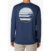 HANG TEN Men's Long Sleeve Sun Tee (US, Alpha, X-Large, Regular, Regular, Coastline
