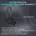 thumbnail image 3 of Actuador de cerradura de puerta eléctrica trasera izquierda del lado del conductor con cable para Kia Sportage 2016-2022 No.81410D9500, 3 of 7