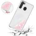 thumbnail image 5 of Compatible with Samsung Galaxy A21 Case Glitter Liquid Cute Clear Phone Case Floating Quicksand Shockproof Protective Bumper Silicone Soft TPU Case for Samsung Galaxy A21 Star Pink YB, 5 of 6