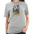 thumbnail image 3 of Big Size Cali Bear Graphic Design Unisex Short Sleeve Cotton Jersey T-Shirt - Heather Grey 3XL, 3 of 4