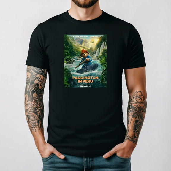 Paddington In Peru Movie Promo January 17th Graphic T-Shirt unisex up to 5XL