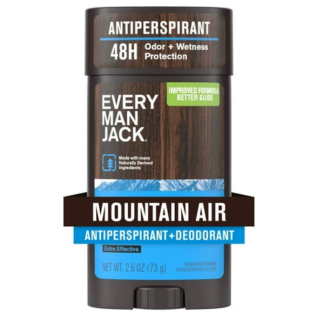 Every Man Jack Mountain Air Antiperspirant Deodorant, 2.6 oz