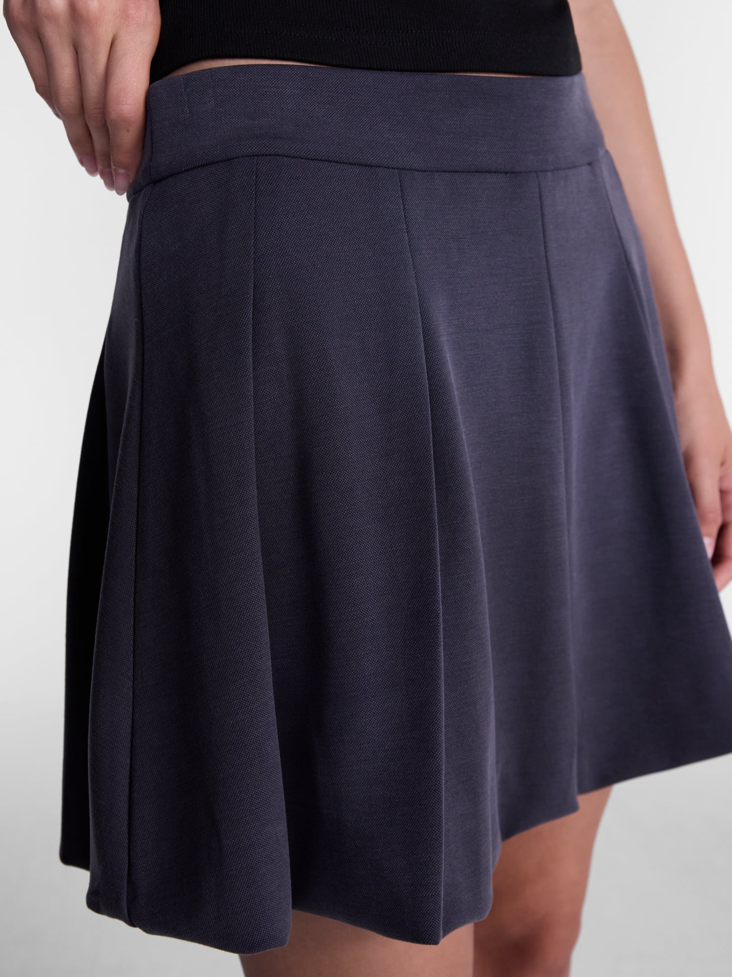 Avia Women's Pique Knit Pleated Bubble Hem Skort, Sizes XS-XXXL