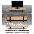 thumbnail image 4 of ULTRARM Moodular Wooden Monitor Stand 33.4” (85cm) Desk Organizer with Metal Slide Rails for Drawer, Tray, Laptop, Tablet, Phone & Headphones Customizable Riser for Organized Workspace Oak MS85-O, 4 of 10