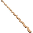 thumbnail image 6 of Ekena Millwork 47"H x 1/4"T May Adjustable Wood Decorative Slat Wall Panel Kit, Maple (contains 43 Slats), 6 of 16