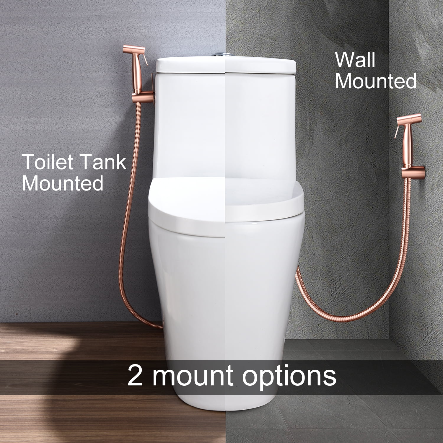 Bidet Sprayer for Toilet, Handheld Cloth Sprayer, Bathroom Sprayer Kit Spray Attachment with Hose, Stainless Steel Easy Install Great Water Pressure for Bathing Pets, Feminine Hygiene