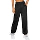 thumbnail image 3 of Women Pants, Women Trouser Elastic Pockets Pure Color Trendy Drawstring For Home ANGGREK Otros, 3 of 6