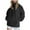 Black, variant on UngA Rain Slicker for Women Women's Utility Jackets Zip Up Snap Button Anorak Jackets Utility Coat Outwear Flap Pockets Lightweight Jacket Orange,2XL