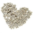 thumbnail image 3 of 100pcs Sewing Craft Wooden Buttons holes wooden Heart-shaped Design Buttons without Hole, 3 of 5