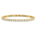 thumbnail image 3 of Kelly Waters Gold-plated Prong Set CZ 7.25 inch Tennis Bracelet QKW466-7.25, 3 of 3