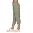 thumbnail image 2 of RBX Active Women's Relaxed Lightweight Woven Cargo Capri Pant, 2 of 7