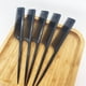 thumbnail image 4 of Peine de corte profesional, peine de peluquero de dientes finos y anchos, peine de corte de fibra de carbono negro, peine de peinado, peine de peluquería para todo tipo de cabello, 4 of 4