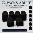 thumbnail image 2 of Yacht & Smith Wholesale Bulk Winter Beanies, Cold Weather Thermal Stretch Skull Cap, Mens Womens Unisex Hat (Pack B/Black, 72), 2 of 7