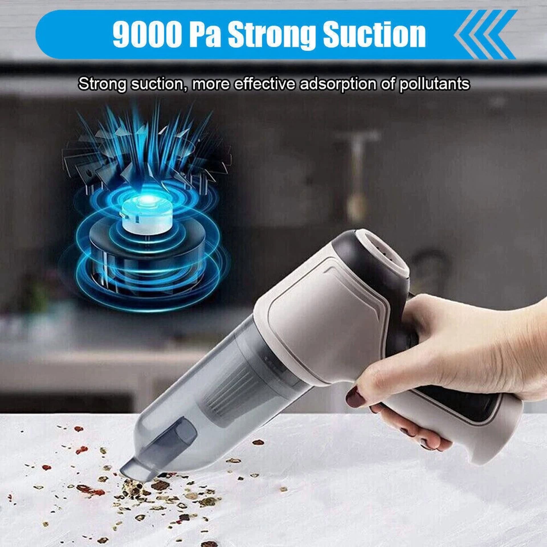 9000Pa Wireless Car Vacuum Cleaner Strong Suction Handheld Portable Air Blower