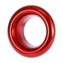 4inch Red Bellmouth Velocity Stack Adapter Turbo Air Intake Horn Air Inlet Decorative Cover