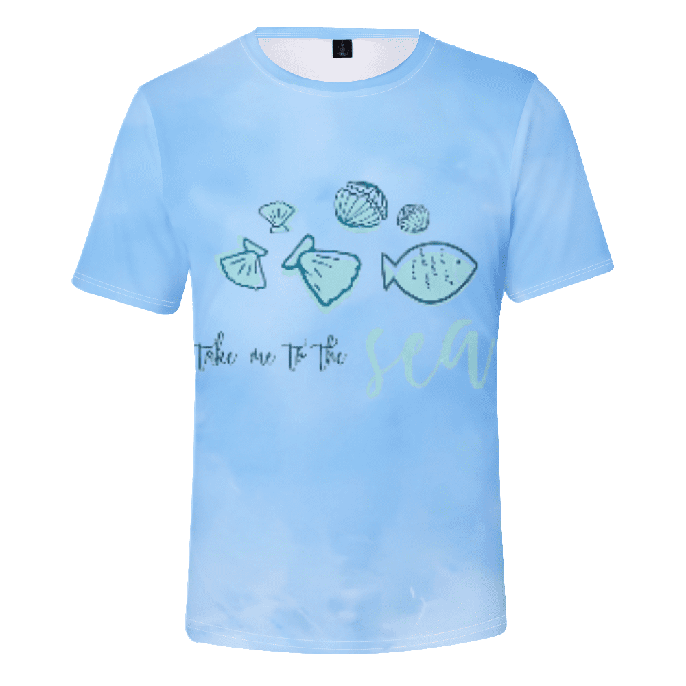 The Little Mermaid T Shirt for Women and Girls 3D Printed TShirts