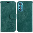 thumbnail image 2 of Compatible with Motorola Moto Edge 30 Embossed Cute Tiger Flip Folio Wallet Case Card Pocket Holder Cover, 2 of 5