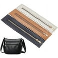 thumbnail image 3 of 3Sets PU Leather Zipper for Sewing 27cm Length Handbag Metal Separating Zippers Frames Bags Accessories for Knitting Crochet Bags for DIY Shoulder Purse Making Sewing Craft Projects, 3 of 7