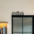 thumbnail image 5 of 1set Iron Door Frame Decoration for Indoor Outdoor Door Window Home Office Word 300x150x1mm, 5 of 7