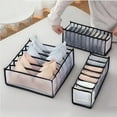 thumbnail image 4 of Vikakiooze Underwear Storage Box with Compartments Socks Bra Underpants Organizer Drawers, Christmas Gift, 4 of 6