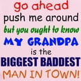 thumbnail image 2 of CafePress - Baddest Grandpa Infant Bodysuit - Baby Light Bodysuit, Size Newborn - 24 Months, 2 of 4