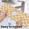 thumbnail image 6 of Sikiie Hand Drawn Snake Splash Guard for Sink Faucet-1 PC Super Absorbent Fast Drying Mat Sink Gadgets-Splash Guard for Kitchen, Sink Mat, 6 of 7
