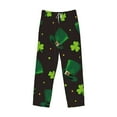 thumbnail image 4 of Balery St. Patrick's Day8 print Men's Pajama Pants,Ultra Lightweight Pjs,Lounge Pant-X-Large, 4 of 9
