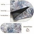 thumbnail image 6 of Large Area Rugs for Living Room Bedroom, Palm Leaves 8'x10' Rug Washable Carpet Runner Indoor Outdoor, Spring Tropical Leaf Botanical Vintage Blue Non Slip Floor Mats Rug for Kitchen, Patio, 6 of 8