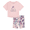 Orchid Pink, variant on Reebok Toddler Girls Tee & Short Set, Sizes 12M-5T