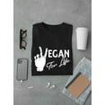 thumbnail image 3 of Vegan For Life  Graphic Men Black T-Shirt, Male Medium, 3 of 4