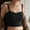 Black, variant on YHAJDS Womens Built In Bra Tank Tops Workout Tops Solid Color V Neck Sleeveless Summer Bandeau Cami