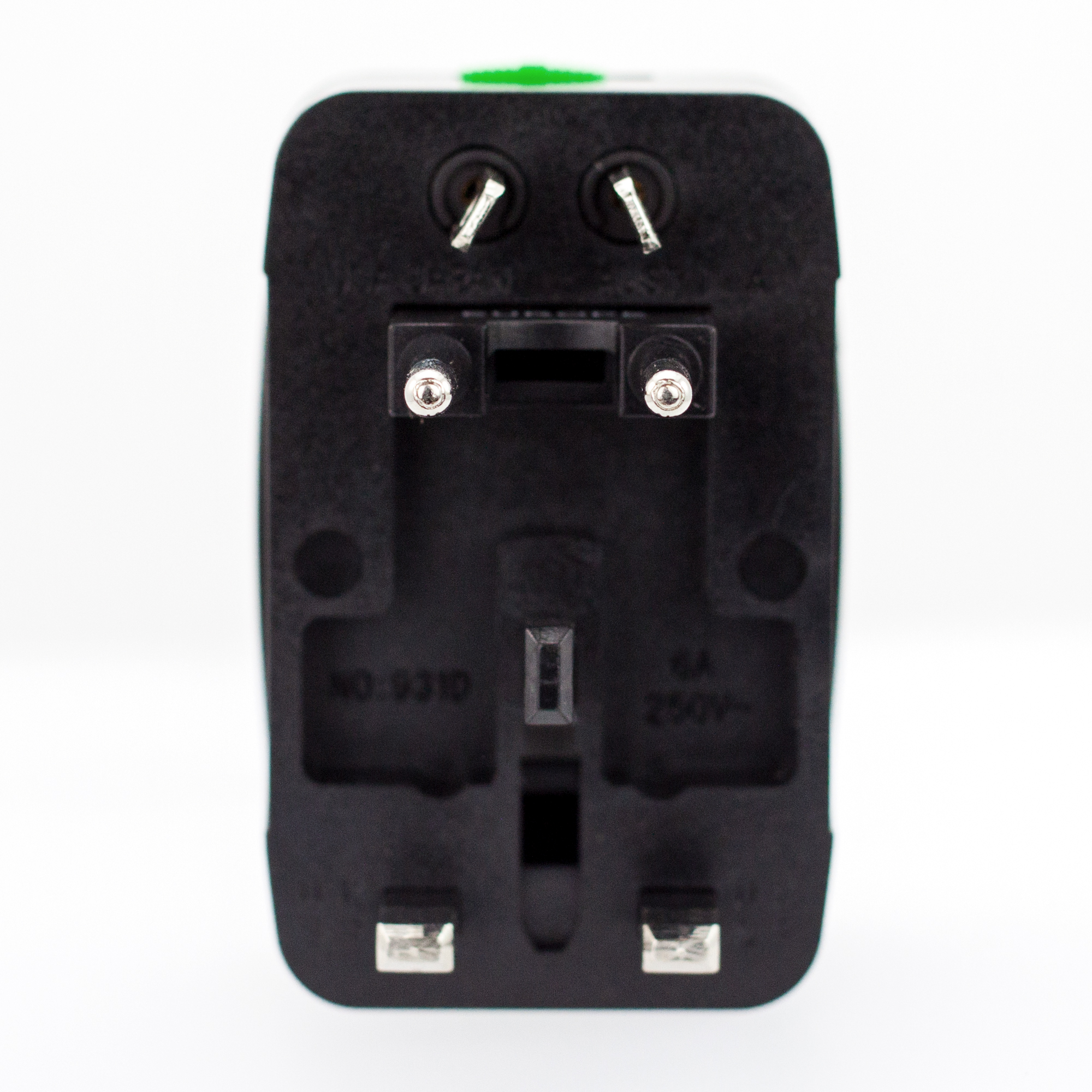 Miami CarryOn Plastic International Travel Adapter with Two USB Ports in Black - image 3 of 12