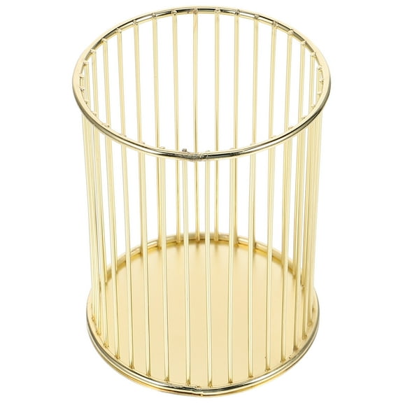 LULULION Hay Rack for Rabbits Hay Feeder Iron Golden 1Pcs